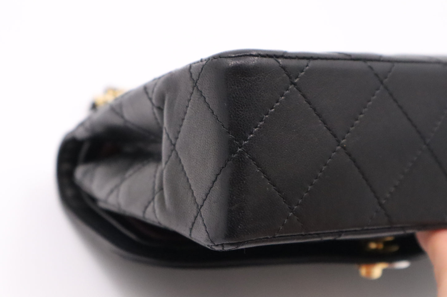 Chanel Small Paris Double Flap in Black Matelassé Leather