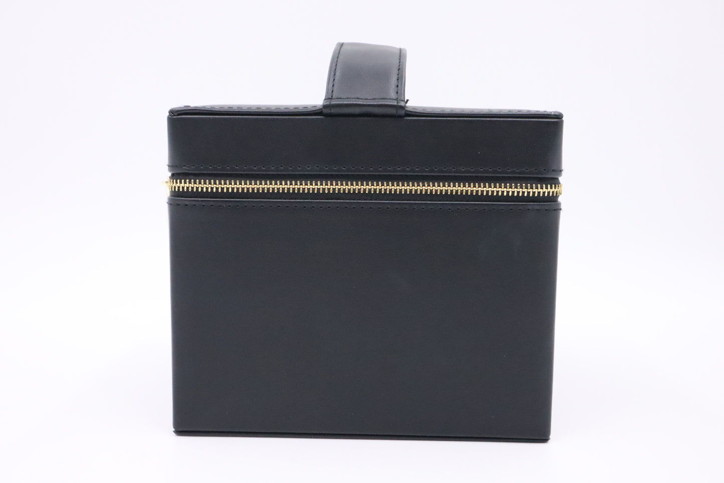 YSL Saint Laurent Vanity Case in Black Leather