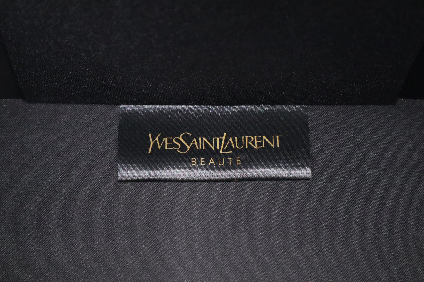 YSL Saint Laurent Vanity Case in Black Leather
