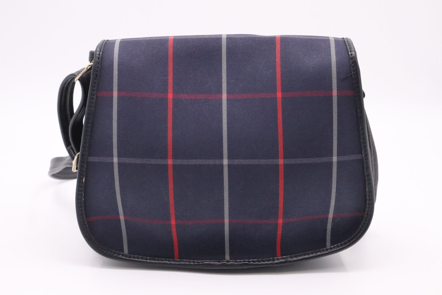 Burberry Crossbody in Navy Nova Check Canvas