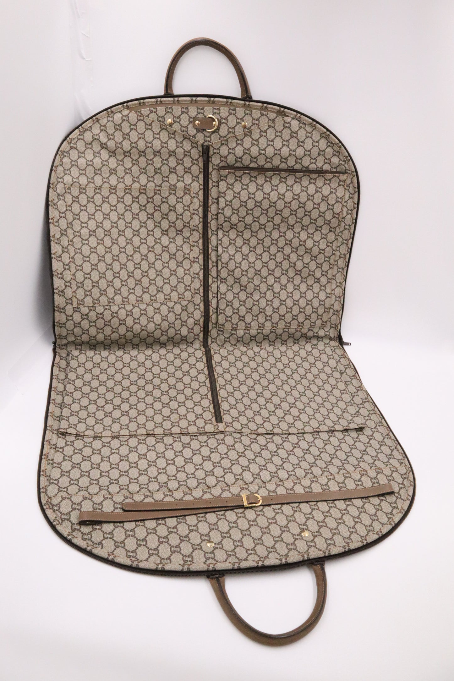 Gucci Plus Travel Garment Bag in Coated Canvas