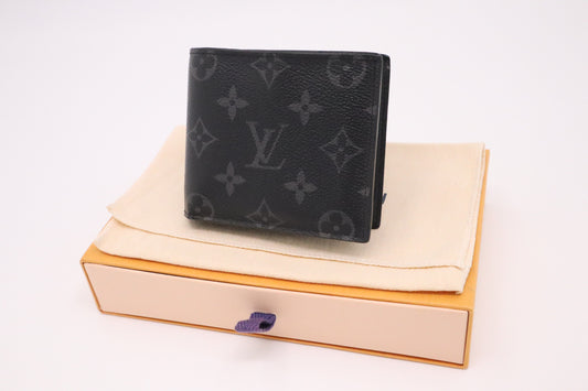 Louis Vuitton Bifold Wallet in Eclipse Monogram Canvas