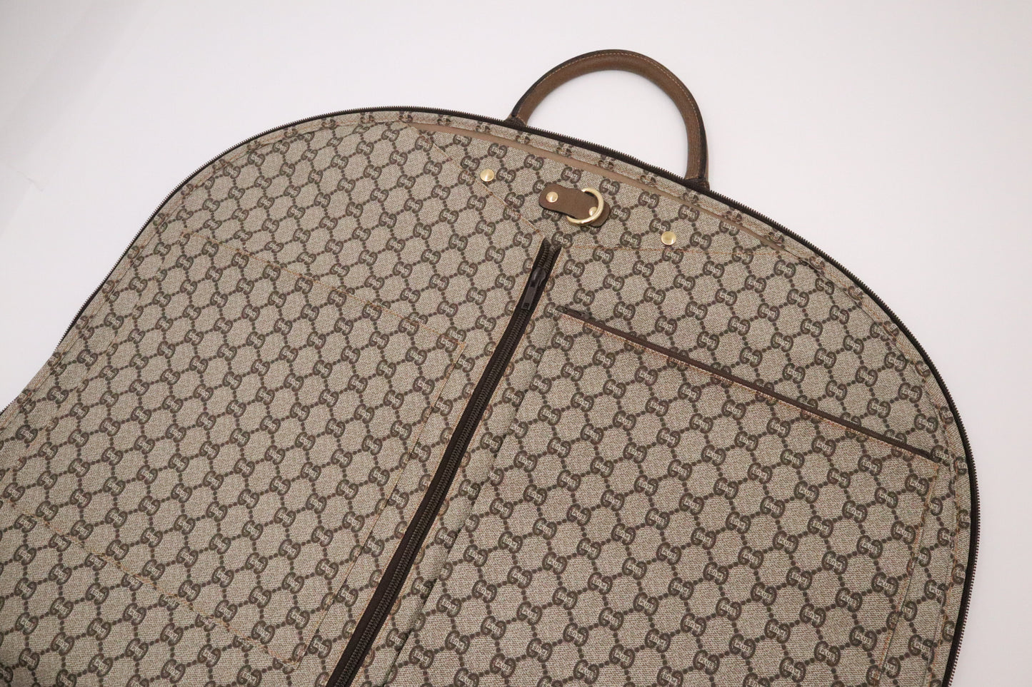 Gucci Plus Travel Garment Bag in Coated Canvas